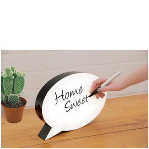 Speech Bubble Light - White