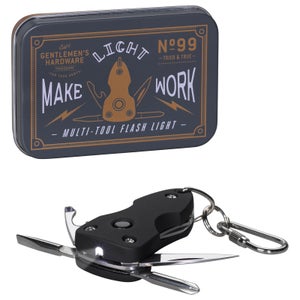 Gentlemen's Hardware Pocket Multi Tool with Flash Light