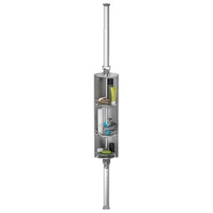 simplehuman Spin Brushed Steel Cabinet Shower Caddy
