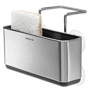simplehuman Slim Brushed Steel Sink Caddy