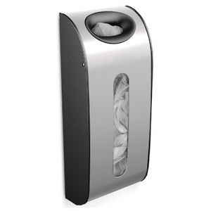 simplehuman Wall Mount Brushed Steel Carrier Bag Dispenser