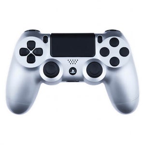 Playstation 4 Custom Controller - Gloss Silver & Black