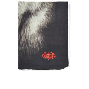 Spiral Bright Eyes Pug Life Fleece Blanket - Black
