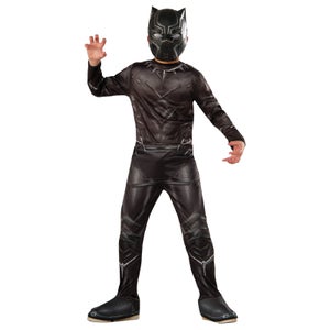 Marvel Boys' Captain America Black Panther Fancy Dress Costume
