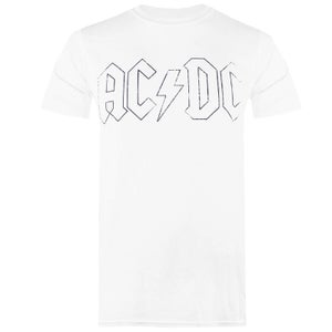 ACDC Men's Outline Logo T-Shirt - White