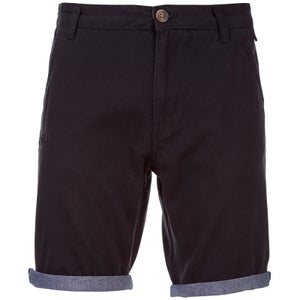 Brave Soul Men's Hansen Cham Chino Shorts - Navy