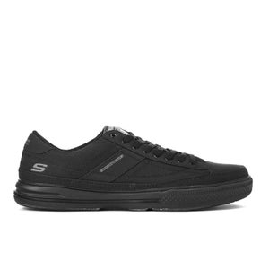 Skechers Men's Arcade Chat Low Top Canvas Trainers - Black