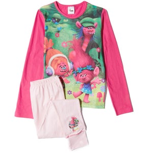 Trolls Girls' Graphic Print Pyjamas - Pink
