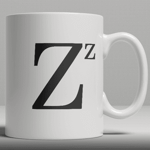 Alphabet Ceramic Mug - Letter Z
