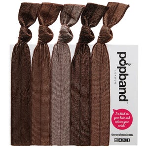Popband London Hair Ties - Cocoa