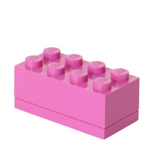Mini Brique de rangement LEGO® Violet 8 tenons