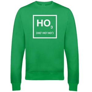 Ho Ho Ho Christmas Sweatshirt - Green