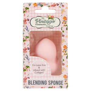 The Vintage Cosmetics Company Gourd Blending Sponge Infused with Collagen - Pink