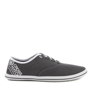 Crosshatch Men's Tsunami Canvas Pumps - Raven Grey