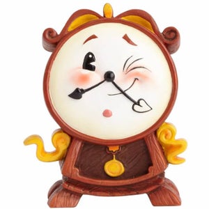 Disney Beauty and the Beast Cogsworth Statue