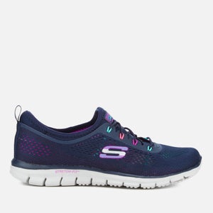 Skechers Women's Glider Harmony Slip On Trainers - Navy/Multi