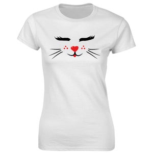 Fitness Women's Catface T-Shirt - White