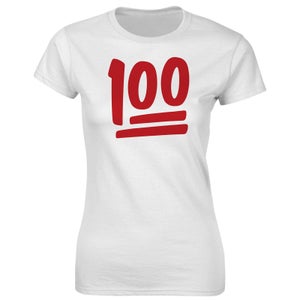 Fitness Women's 100Percent T-Shirt - White