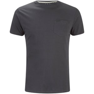 Threadbare Men's Jack Crew Neck Pocket T-Shirt - Charcoal