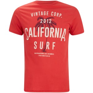 Threadbare Men's Paradise Crew Neck T-Shirt - Red
