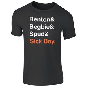 Men's Renton Begbie Spud Sickboy T-Shirt - Black