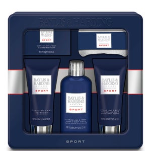 Baylis & Harding Men's Sport Citrus Lime & Mint 5 Piece Tin