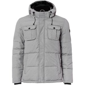 Jack & Jones Core Men's Wills Ultimate Padded Jacket - Light Grey Melange