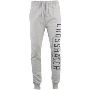 Crosshatch Men's Flunk Logo Sweatpants - Grey Marl