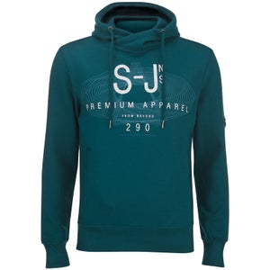 Smith & Jones Men's Altitude Cross Neck Hoody - Majollica Blue