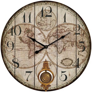 Fifty Five South Classic Global Wall Clock