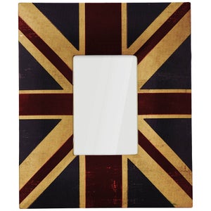 Union Jack Canvas Photo Frame 4 x 6