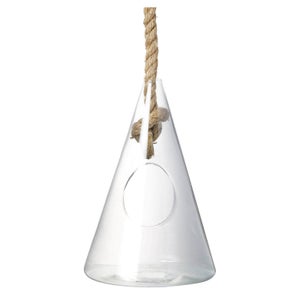 Parlane Triangle Hanging Terrarium - Glass (30 x 20cm)