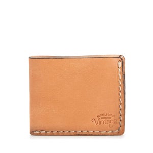 Jack & Jones Men's Vintage Leather Wallet - Oatmeal