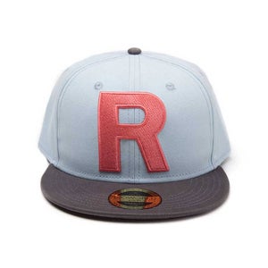 Pokémon Team Rocket Big R Snapback Cap - Blue