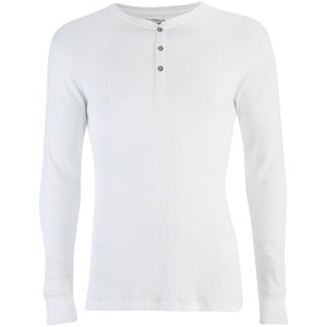Levi's Men's Long Sleeve Grandad Top - White