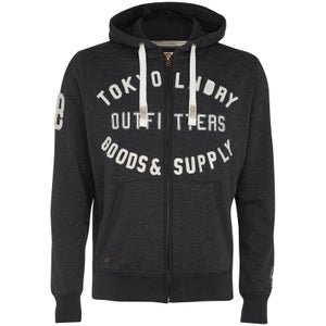 Tokyo Laundry Men's Hawk Hills Zip Through Hoody - Charcoal Marl