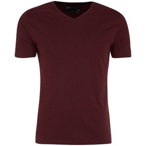 Dissident Men's Guilford V-Neck T-Shirt - Oxblood Red