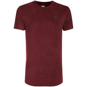 Good For Nothing Men's Suede Essential T-Shirt - Burgundy