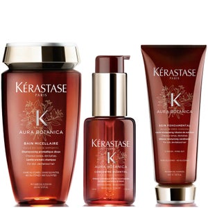 Kérastase Aura Botanica Concentré Essentiel Hair Oil Regime Bundle (Worth £88.10)