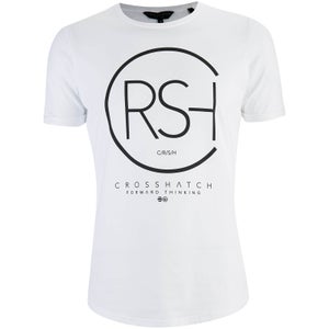 Crosshatch Men's Mumbles Logo T-Shirt - White