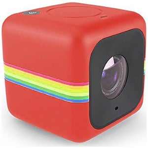 Polaroid Cube+ 1440p Mini Lifestyle Wi-Fi Action Camera - Red
