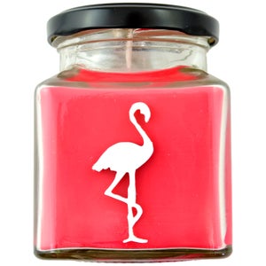 Strawberries and Champagne Flamingo Candle