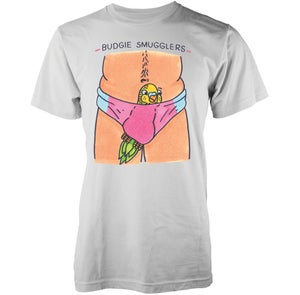 Abandon Ship Men's Budgie Smugglers T-Shirt - White