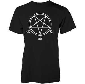 Abandon Ship Men's Pendagram T-Shirt - Black