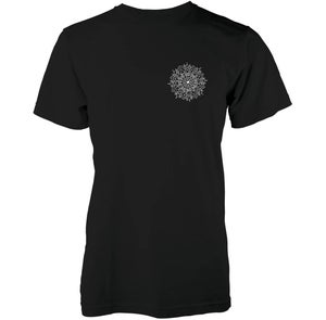 Abandon Ship Men's Snow Mandala T-Shirt - Black