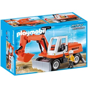 Playmobil City Action Construction Rubble Excavator with Function Shovel (6860)