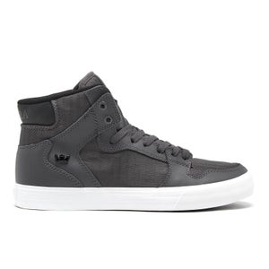 Supra Men's Vaider High Top Trainers - Charcoal/Black
