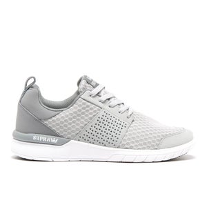 Supra Men's Scissor Trainers - Light Grey/White