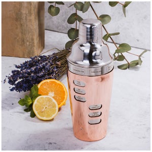 Soiree Recipe Cocktail Shaker - Gold