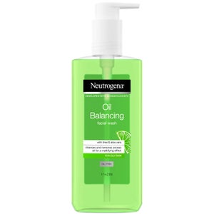 Neutrogena Oil Balancing Facial Wash with Lime and Aloe Vera for Oily Skin 200ml